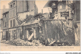 AKRP3-0248-55 - VERDUN - La Grande Guerre 1914-1917 - Bombardement De Verdun - Hotel Du Coq Hardi - Verdun