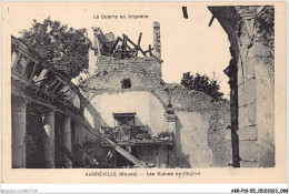 AKRP10-0972-55 - AUBREVILLE - Les Ruines Et L'église - Verdun