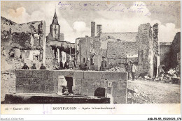 AKRP9-0916-55 - MONTFAUCON - Après Le Bombardement - Guerre  1914 - Verdun