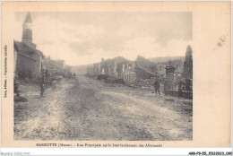 AKRP9-0872-55 - MARBOTTE - Rue Principale Après Bombardement Des Allemands - Autres & Non Classés