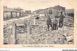 AKRP8-0727-55 - CHAILLON - Das Serstorte - Hommes En Uniformes Sur Ruines - Saint Mihiel