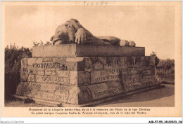 AKRP7-0682-55 - FLEURY - Monument De La Chapelle Sainte-fine élevé A La Mémoire Des Mortes De La 130e Division - Verdun