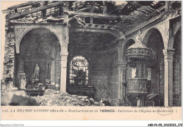 AKRP6-0604-55 - BELLEVILLE - Bombardement De Verdun - Intérieur De L'église De Belleville - Verdun