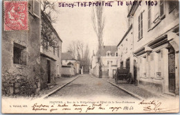 77 PROVINS - La Rue De La Bibliotheque Et Sous Prefecture - Provins