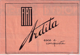 1933 ITALIA TELEGRAMMA CON  PUBBLICITA'  FIAT ARDITA - Cars