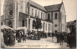 15 QUEZAC - Eglise, Sortie De Messe Pendant Le Pelerinage - Other & Unclassified