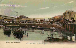 Maroc - Casablanca - Vue Des Quais - Animée - Colorisée - Correspondance - CPA - Voyagée En 1919 - Voir Scans Recto-Vers - Casablanca