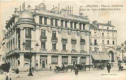 49 - Angers - Place Du Ralliement - Hotel Des Postes Et Hotel Saint Julien - Animée - CPA - Voir Scans Recto-Verso - Angers