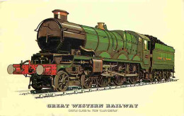 Trains - Great Western Railway - Castle Class No7029 Clun Castle - CPM - Voir Scans Recto-Verso - Trains