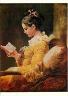 Art - Peinture - Jean Honoré Fragonard - A Young Girl Reading - CPM - Voir Scans Recto-Verso - Paintings