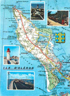 17 - Ile D'Oléron - Multivues - Carte Géographique Michelin - Blasons - CPM - Carte Neuve - Voir Scans Recto-Verso - Ile D'Oléron