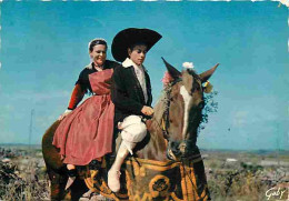 44 - Marais Salants - Les Paludiers De Batz Et Du Pouliguen Pour La Parade  - Folklore - Chevaux - CPM - Voir Scans Rect - Autres & Non Classés