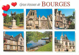 18 - Bourges - Multivues - Voir Timbre - CPM - Voir Scans Recto-Verso - Bourges