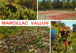 12 - Marcillac Vallon - Multivues - Tennis - Vignes - Vendanges - CPM - Voir Scans Recto-Verso - Autres & Non Classés