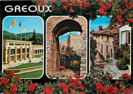 04 - Gréoux Les Bains - Multivues - Fleurs - Flamme Postale De Riez - CPM - Voir Scans Recto-Verso - Gréoux-les-Bains