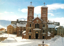 38 - La Salette - Sanctuaire Notre Dame De La Salette - Hiver - Neige - Lieu De Pèlerinage - CPM - Carte Neuve - Voir Sc - La Salette