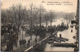 94 MAISONS ALFORT - Crue De 1910, La Grande Rue. - Maisons Alfort