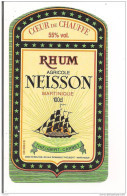 Etiquette   RHUM  Agricole  NEISSON - 55° 100cl -  Coeur De Chauffe -  Domaines Thieubert, Carbet - MARTINIQUE - - Rum
