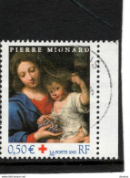 FRANCE 2003 Croix Rouge, La Vierge à La Grappe Par Mignard, Cachet Rond  Yvert 3620 Oblitéré - Used Stamps