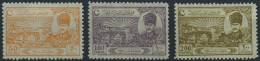 TÜRKEI 804-06 *, 1924, 50 - 200 Pia. Frieden Von Lausanne, Falzrest, 3 Prachtwerte - Sonstige & Ohne Zuordnung