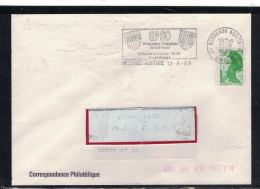 FAG 33 BORDEAUX AQUITAINE 12/9/1989 GPSO DU SUD OUEST SUR YT  2487 - Mechanical Postmarks (Advertisement)