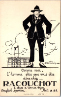 21 DIJON - Carte Publicitaire Madame RACOUCHOT  - Dijon