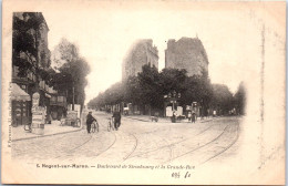 94 NOGENT SUR MARNE - Le Boulevard De Strasbourg Et Grande Rue. - Nogent Sur Marne