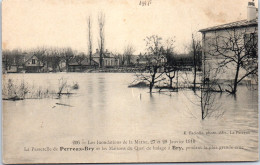 94 BRY SUR MARNE - La Passerelle Du Perreux Crue De 1910 - Bry Sur Marne
