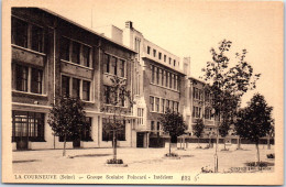 93 LA COURNEUVE - Le Groupe Scolaire Poincare, Cour Interieure - La Courneuve