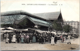 92 LEVALLOIS PERRET - Vue Partielle Du Marche Couvert  - Levallois Perret