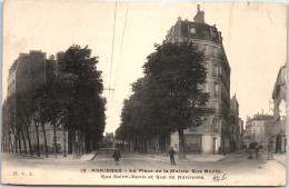 92 ASNIERES - La Place D La Mairie, Rue Bapts  - Asnieres Sur Seine