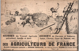 75009 PARIS - Publicite Caisse Des Agriculteurs, Rue De Londres - Arrondissement: 09