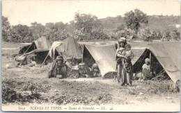 TUNISIE - Scenes Et Type, Une Tentes De Nomades. - Tunisie