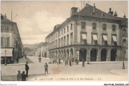 AKSP4-0370-88 - SAINT-DIE - L'hôtel De Ville Et La Rue Stanislas - Saint Die
