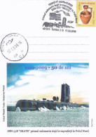 NORTH POLE, ARCTIC EXPEDITION, SSN-578 SKATE SUBMARINE, SPECIAL POSTCARD, 2009, ROMANIA - Expéditions Arctiques