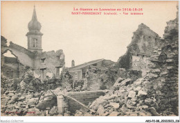 AKSP2-0160-88 - La Guerre En Lorraine En 1914-1915 - SAINT-PIERREMONT - Bombardé - Vue Intérieure - Epinal