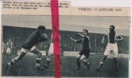 Voetbal Match Berchem Sport X Club Mechelen - Orig. Knipsel Coupure Tijdschrift Magazine - 1933 - Non Classés