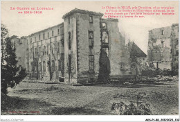 AKSP1-0067-88 - La Guerre En Lorraine En 1914-1915 - Le Chateau De - VILLE - Près DONCIERES - Epinal
