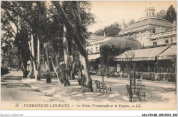 AKSP10-0967-88 - PLOMBIERES-LES-BAINS - La Petite Promenade Et Le Casino - Plombieres Les Bains