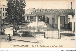 AKSP9-0890-88 - CONTREXEVILLE - Entrée De L'établissement Et Le Parc - Contrexeville