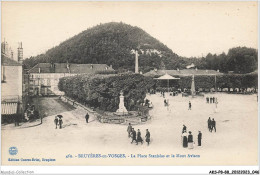 AKSP8-0734-88 - BRUYERES-en-VOSGES - La Place Stanislas Et Le Mont Avison - Bruyeres