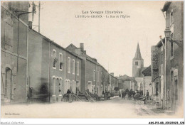 AKSP11-1084-88 - Les Vosges Illustrées - LIFFOL-le-GRAND - La Rue De L'église - Liffol Le Grand