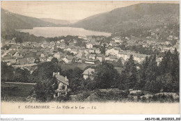 AKSP11-1025-88 - GERARDMER - La Ville Et Le Lac - Gerardmer