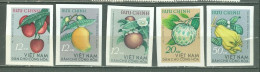 Viet-Nam Nord   392/396  Non Dentelé  ( * )   TB   Fruit  Voir Description   - Vietnam