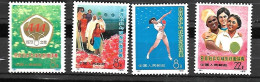 CHINE 1973  Sport   Cat Yt 1883 à 1886    Série Complète N** MNH - Neufs