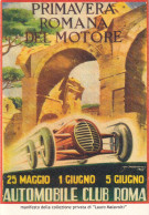 CARTOLINA Con Riproduzione Manifesto Automobile Club Di Roma - Cars