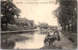 71 DIGOIN - Le Canal Du Centre, Pont Des Faineants - Digoin