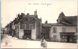 71 DIGOIN - La Place Du Marche. - Digoin