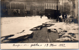 34 MONTPELLIER - CARTE PHOTO - Coin De Ville Apres L'orage De 1922 - Montpellier