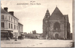 61 ALMENECHES - La Place De L'eglise. - Andere & Zonder Classificatie